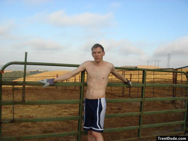 Abs from working on the farm