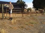 Shirtless on the farm