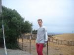 Exhausted on the farm
