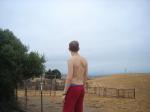 Checking for the rain storm