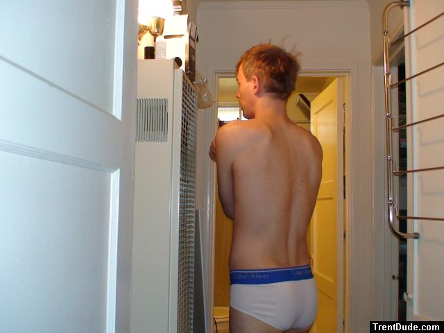 tall guy wearing Calvin Klein Pro Mesh