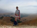 Calvin Klein Hip brief outdoors, on a bad hair day