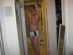 I like talking on the phone in my boxers