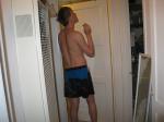 Spiderman boxers and back