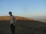 shirtless morning hike