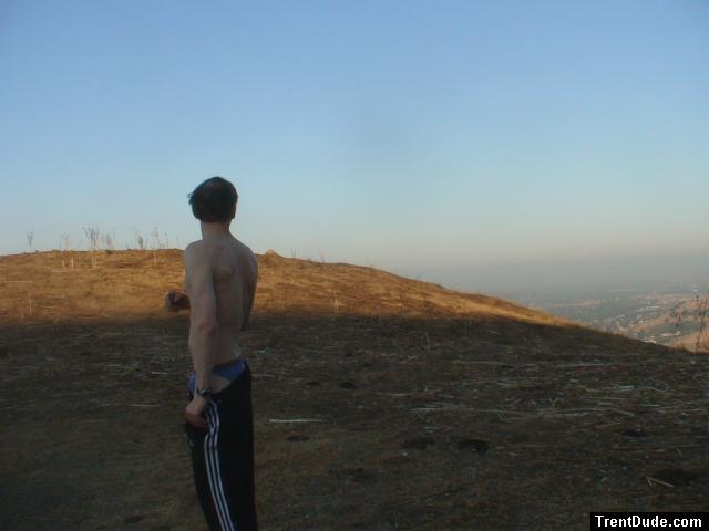 Making sure no one can see me up here