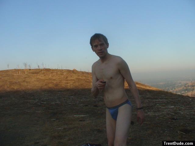 Blue hanes thong