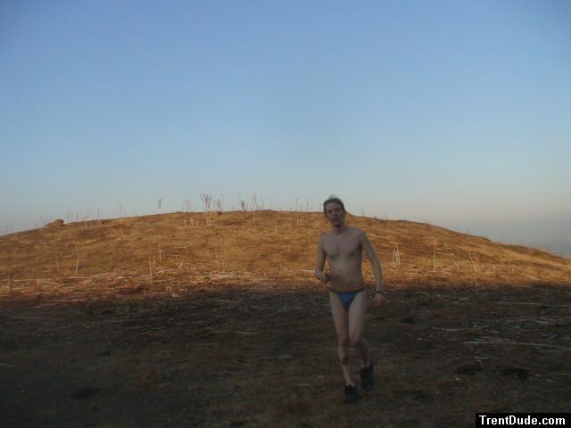 Total freedom running around in a string bikini