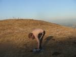 Gathering shoes before the sun comes up all the way