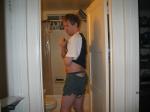 Trent in Ripped Underwear - ripped silk boxers (for sale)