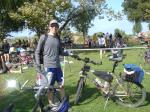 Trent with Trek mountain bike after first triathlon