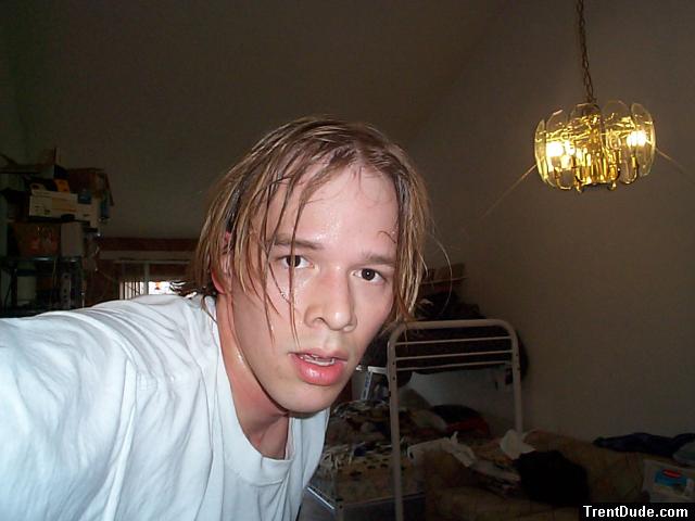 Sweating after a long run!