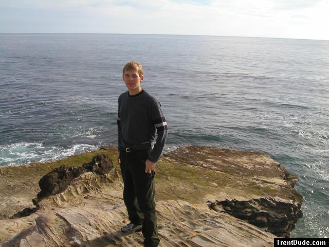 Santa Cruz, California and Pacific Ocean