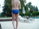Blue Nike speedo (rear)