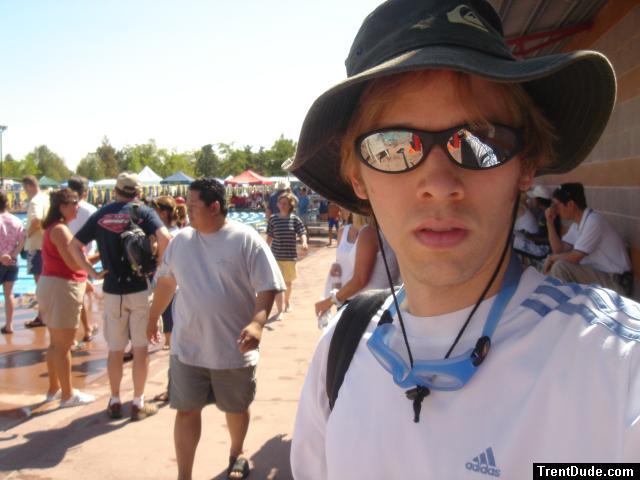 At a swim meet