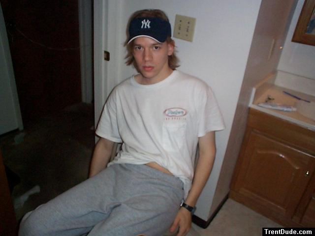 in sweat pants