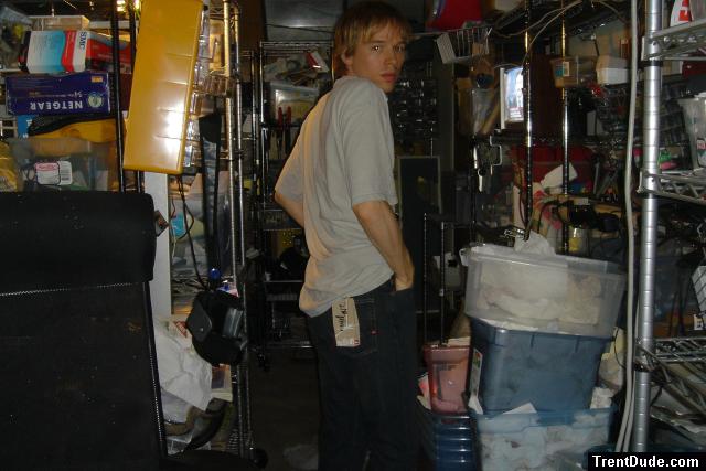 h - blue gray quiksilver pants portrait