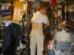 n-butt khaki cargo pants