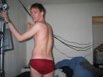 Red bikini briefs (Life Brand)