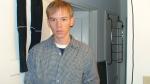 Formal button up shirt from Wal-Mart, model face