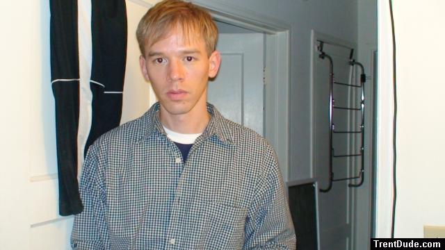 Formal button up shirt from Wal-Mart, model face