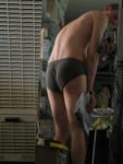 Green hanes - backside