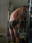 Green hanes - backside