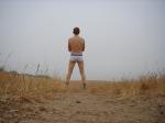 Calvin Klein underwear on the farm - back side