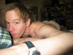 Layin in bed watching TV