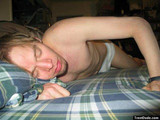 Realizing he has to wake up soon