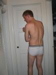White Tommy Underwear - backside