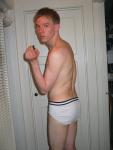 White Tommy Underwear - backside