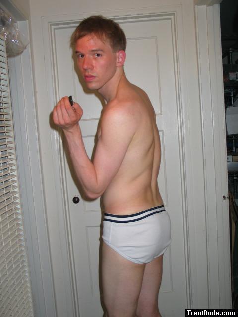 White Tommy Underwear - backside