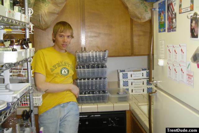 He's gonna get fat eating all those