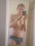Trent in blue Patagonia camping underwear