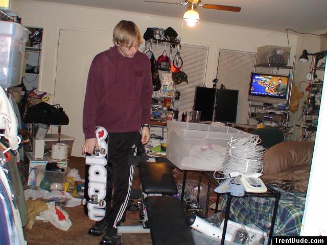 Skate boarder hair