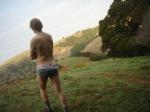 Dude wearing Tommy Hilfiger Underwear on the ranch