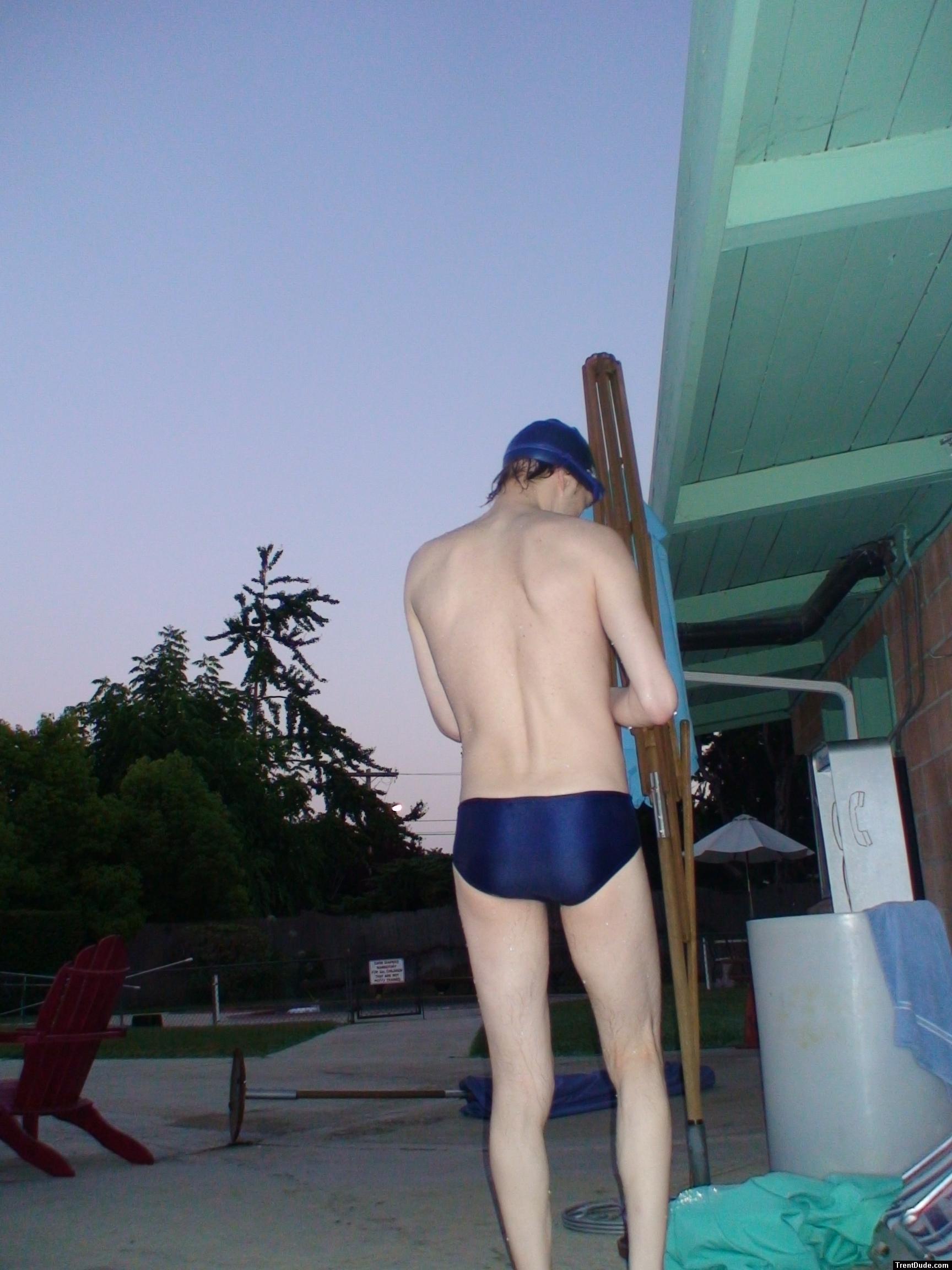 Blue speedo (rear)