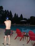 Black swim jammer