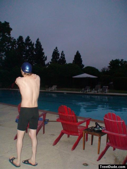 Black swim jammer