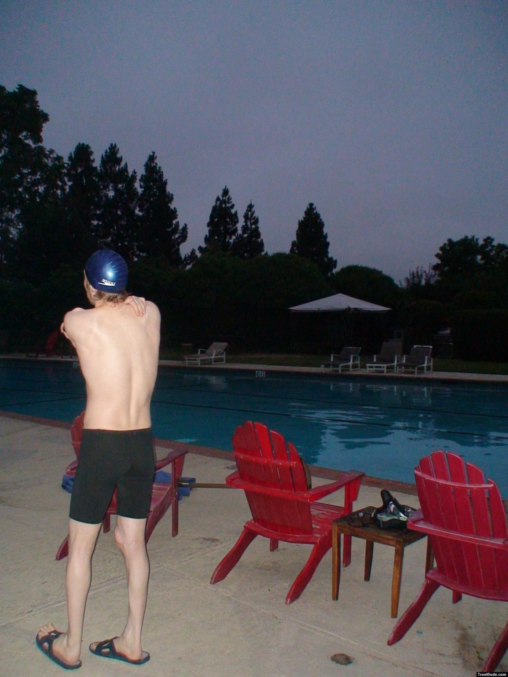 Black swim jammer