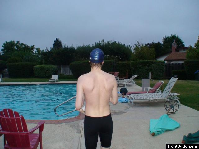 Black swim jammer
