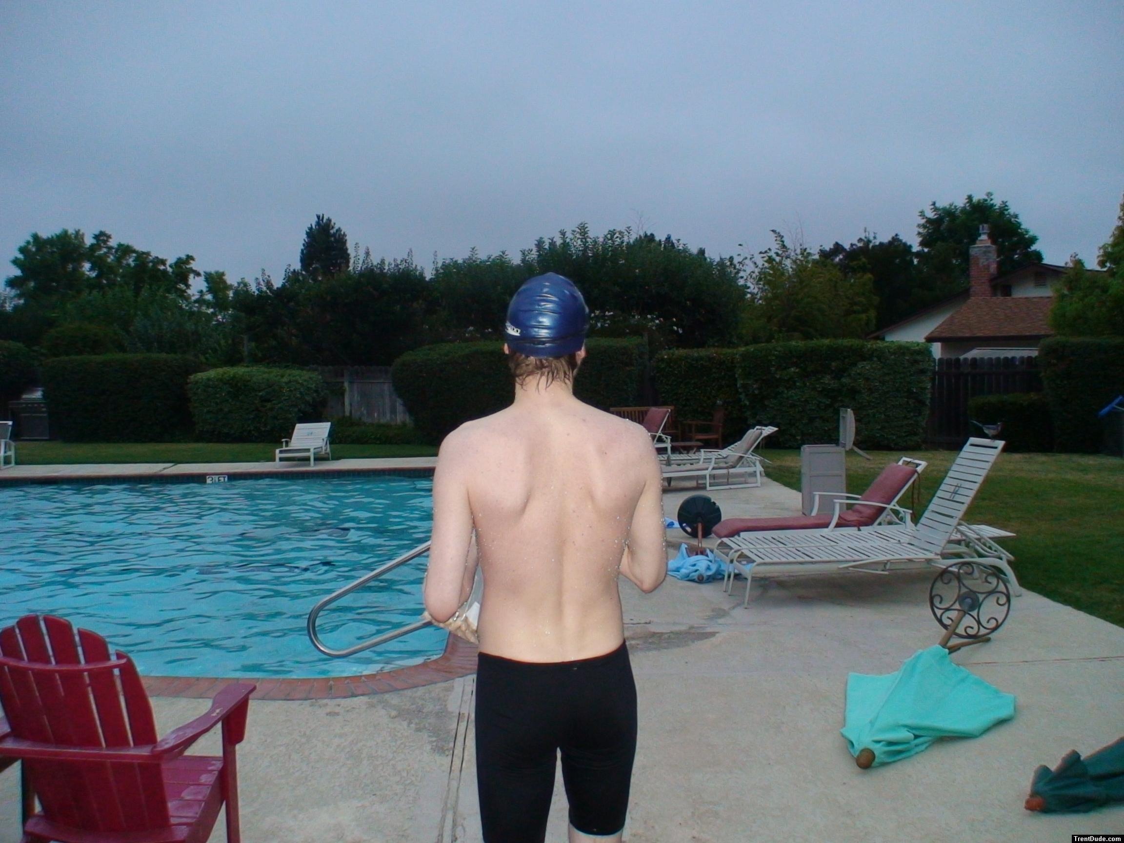 Black swim jammer