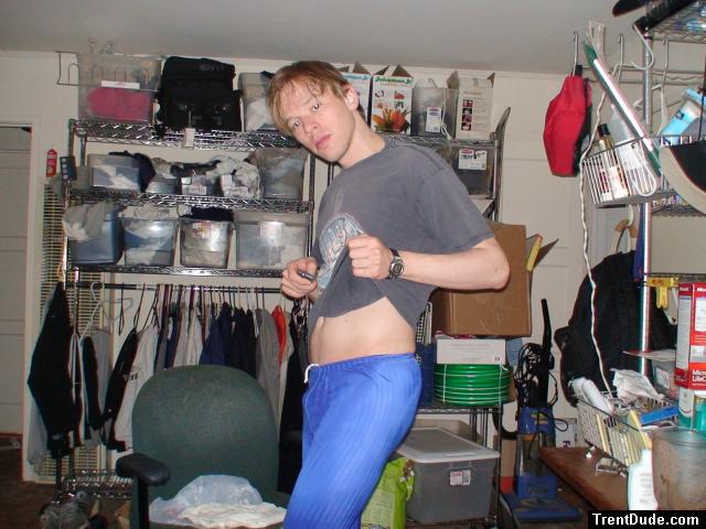 Blue Speedo jammer Swim trunks