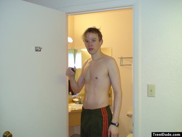 Trent in Addidas Sweat pants