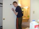 Are you washing the door?
