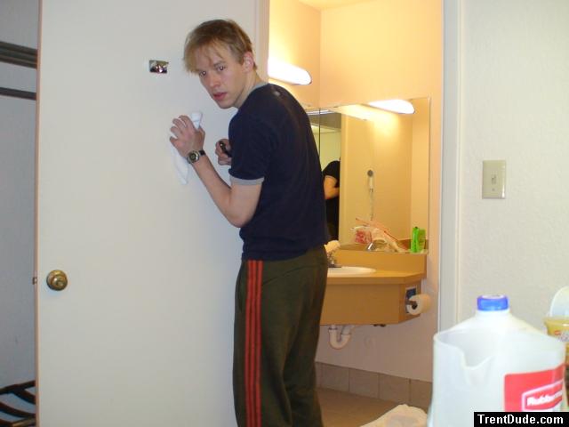 Are you washing the door?