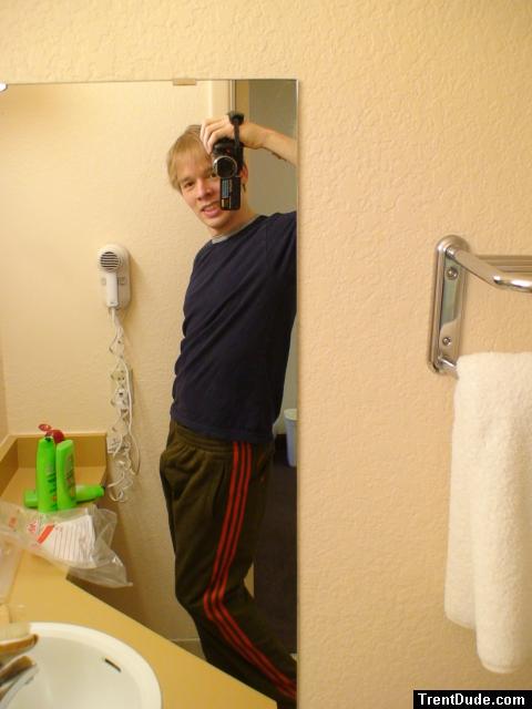 Are you waiting for the maid to come in (Addidas Sweat pants )