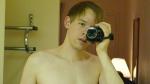 Trent shirtless