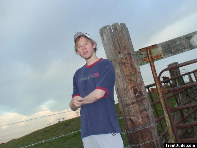 Working hard on the farm (Quiksilver boarding T-shirt)